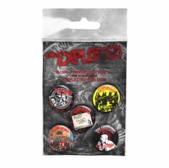 Merch The Exploited: Juego de placas The Exploited Button Badge Set 2