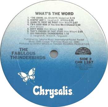 LP The Fabulous Thunderbirds: What's The Word