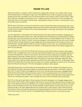 2LP The Fall: Room To Live