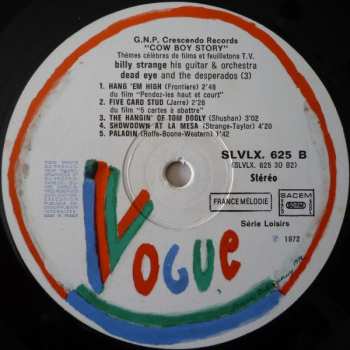 2LP The Famous Rangers: Cow-Boy Story - Thèmes Célèbres De Films Et Feuilletons T.V.