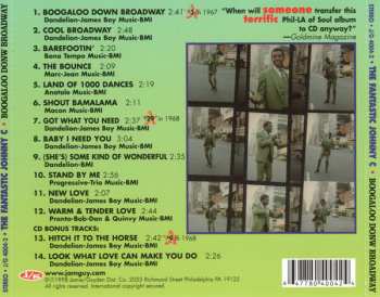 CD The Fantastic Johnny C: Boogaloo Down Broadway