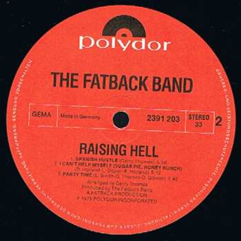 LP The Fatback Band: Raising Hell