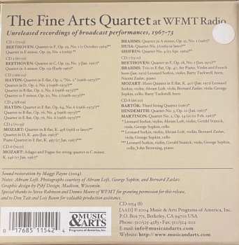 8CD/Caja The Fine Arts Quartet: The Fine Arts Quartet At WFMT: Unreleased Recordings Of Broadcast performances, 1967-73