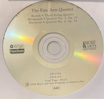 8CD/Caja The Fine Arts Quartet: The Fine Arts Quartet At WFMT: Unreleased Recordings Of Broadcast performances, 1967-73