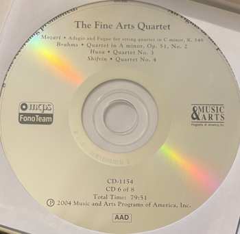 8CD/Caja The Fine Arts Quartet: The Fine Arts Quartet At WFMT: Unreleased Recordings Of Broadcast performances, 1967-73