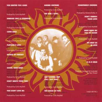 CD Five Stairsteps: The First Family Of Soul: The Best Of The Five Stairsteps