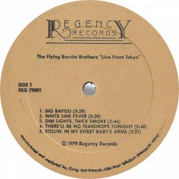 LP The Flying Burrito Bros: Live From Tokyo