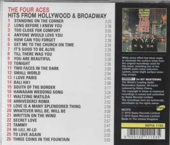 CD The Four Aces: Hits From Hollywood & Broadway