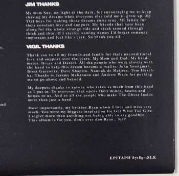 LP The Ghost Inside: Get What You Give