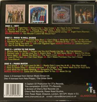 4CD/Caja The Glitter Band: The Albums DLX