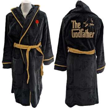 Mercancía The Godfather: The Godfather Unisex Bathrobe: Rose & Logo  (medium - Large) M - L