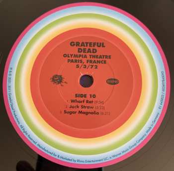 6LP/Caja The Grateful Dead: Olympia Theatre, Paris, France (5/3/72) LTD
