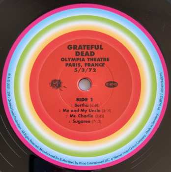 6LP/Caja The Grateful Dead: Olympia Theatre, Paris, France (5/3/72) LTD