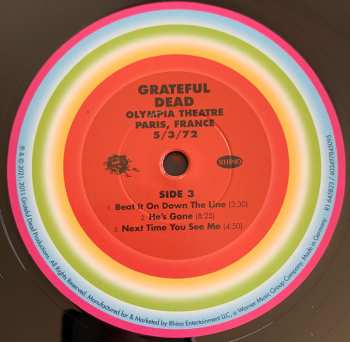 6LP/Caja The Grateful Dead: Olympia Theatre, Paris, France (5/3/72) LTD