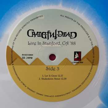 3LP The Grateful Dead: Live In Stanford, CA '88 LTD | NUM | DLX | CLR