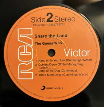 LP The Guess Who: Share The Land