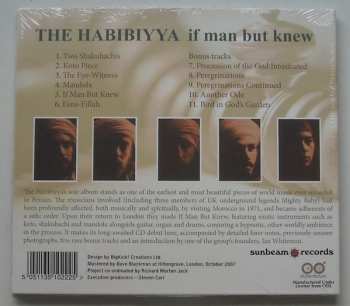 CD The Habibiyya: If Man But Knew DIGI