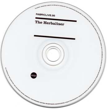 CD The Herbaliser: FabricLive. 26