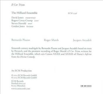 CD The Hilliard Ensemble: Il Cor Tristo