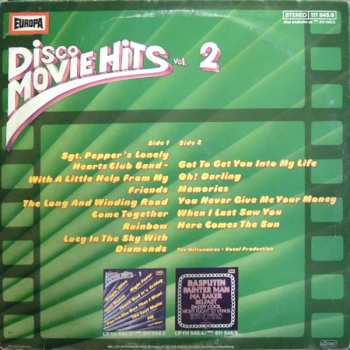 LP The Hiltonaires: Disco Movie Hits Vol. 2