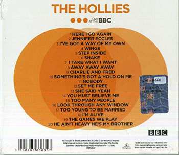 CD The Hollies: Live At The BBC