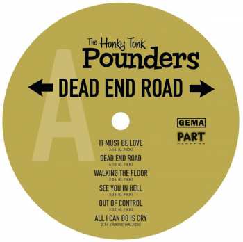 LP The Honky Tonk Pounders: Dead End Road