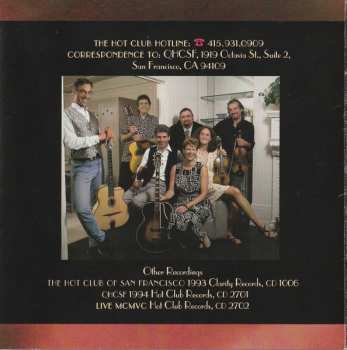 CD The Hot Club Of San Francisco: Swing This