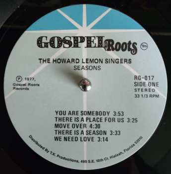 LP Howard Lemon Singers: Seasons
