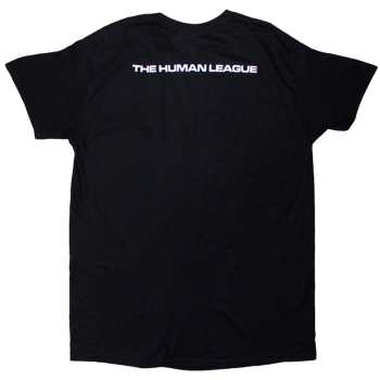 Mercancía The Human League: The Human League Unisex T-shirt: Soundtrack To A Generation (black) (back Print) (small) S