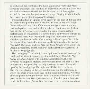 CD The Dave Brubeck Quartet: Live At The Blue Note, Chicago March 1953