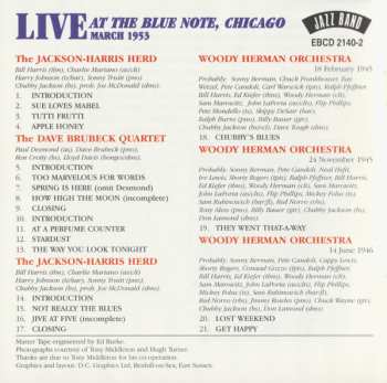 CD The Dave Brubeck Quartet: Live At The Blue Note, Chicago March 1953