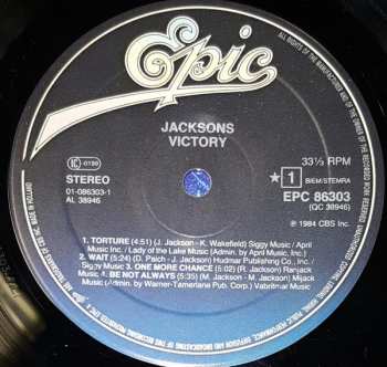 LP The Jacksons: Victory