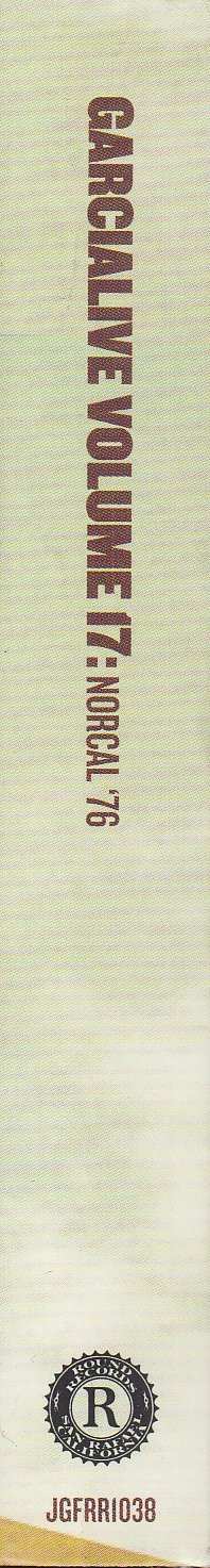 3CD The Jerry Garcia Band: GarciaLive Volume 17 NorCal '76