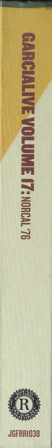 3CD The Jerry Garcia Band: GarciaLive Volume 17 NorCal '76