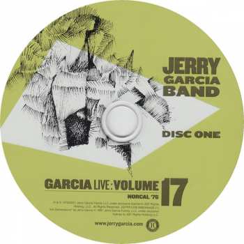 3CD The Jerry Garcia Band: GarciaLive Volume 17 NorCal '76