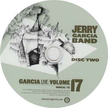 3CD The Jerry Garcia Band: GarciaLive Volume 17 NorCal '76