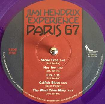 LP The Jimi Hendrix Experience: Paris 67 CLR | LTD