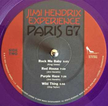 LP The Jimi Hendrix Experience: Paris 67 CLR | LTD
