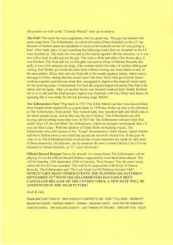 LP The Killermeters: The Last Great Act Of Defiance - Official Bootleg!