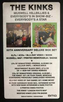 6LP/4CD/Caja/Blu-ray The Kinks: Muswell Hillbillies & Everybody's In Showbiz - Everybody's A Star DLX | CLR