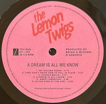 LP The Lemon Twigs: A Dream Is All We Know