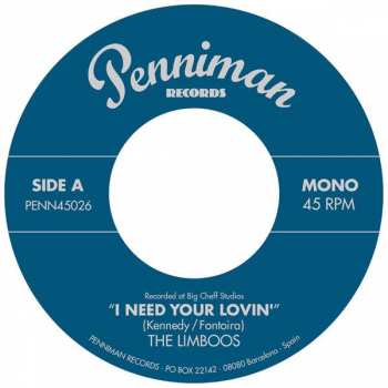 Album The Limboos: I Need Your Lovin' / I'm A Fool