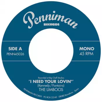 The Limboos: I Need Your Lovin' / I'm A Fool