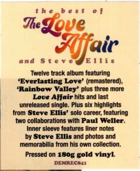 LP The Love Affair: The Best Of The Love Affair And Steve Ellis CLR