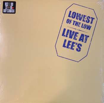 Album The Lowest Of The Low: Live At Lee's
