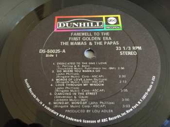 LP The Mamas & The Papas: Farewell To The First Golden Era
