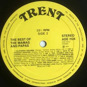 LP The Mamas & The Papas: The Best Of The Mamas & Papas