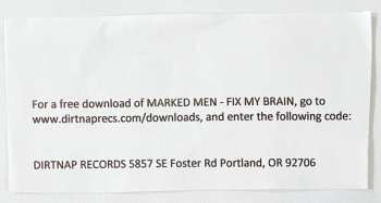 LP The Marked Men: Fix My Brain