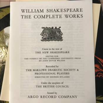 4LP/Caja The Marlowe Dramatic Society And Professional Players: Henry VIII
