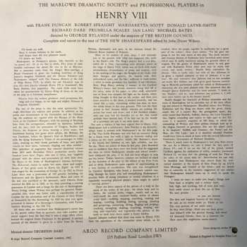 4LP/Caja The Marlowe Dramatic Society And Professional Players: Henry VIII
